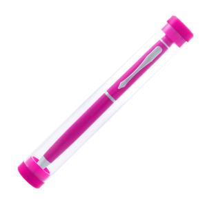 Bolcon pero v PVC obale, purpurová