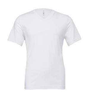 Unisex tričko Jersey V-Neck, 000 White