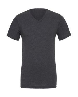 Unisex tričko Jersey V-Neck, 127 Dark Grey Heather