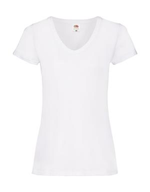 Dámske tričko V-neck, 000 White