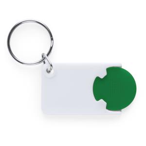 Kľúčenka so žetónom Zabax , zelená