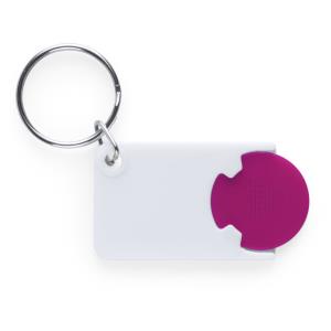 Kľúčenka so žetónom Trolex, purpurová