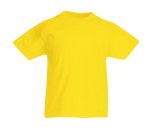 Detské tričko Original Tee Qik, 600 Yellow