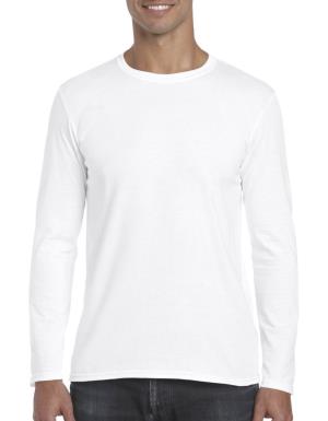 Pánske tričko Softstyle® s dlhými rukávmi, 000 White