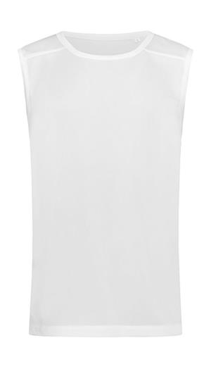 Pánske tričko bez rukávov Active 140, 000 White