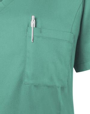 Ladies' Slip-on Tunic Essential Short Sl., 501 Emerald Blue (6)
