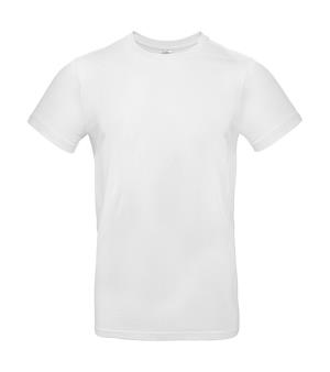 Pánske tričko B&C #E190, 000 White