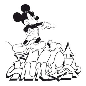 Poznámkový kalendár Mickey Mouse – DIY: Maľovankový kalendár s pastelkami PGP-2750 (6)
