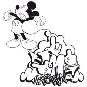 Poznámkový kalendár Mickey Mouse – DIY: Maľovankový kalendár s pastelkami PGP-2750 (8)