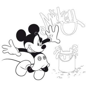 Poznámkový kalendár Mickey Mouse – DIY: Maľovankový kalendár s pastelkami PGP-2750 (10)