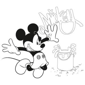 Poznámkový kalendár Mickey Mouse – DIY: Maľovankový kalendár PGP-2205 (10)