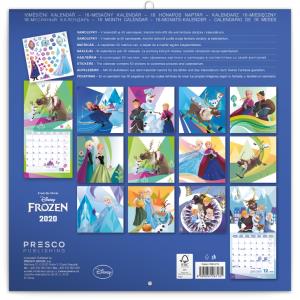 Poznámkový kalendár Frozen – Ľadové kráľovstvo 2020 PGP-6713 (16)