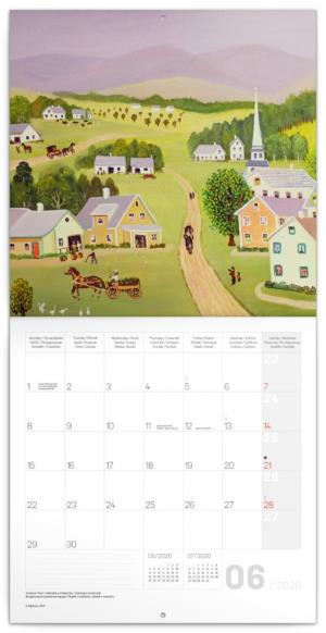 Poznámkový kalendár Naivné umenie – Konstantin Rodko 2020 PGP-6745-V (2)