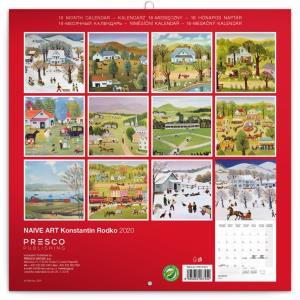 Poznámkový kalendár Naivné umenie – Konstantin Rodko 2020 PGP-6745-V (15)