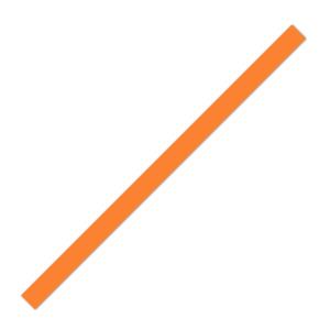Stuha na klobúk Stringer, oranžová