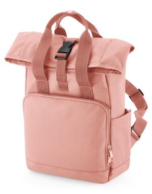 Recyklovaný ruksak Mini Twin Handle Roll-Top, 432 Blush Pink (4)