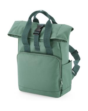Recyklovaný ruksak Mini Twin Handle Roll-Top, 504 Sage Green