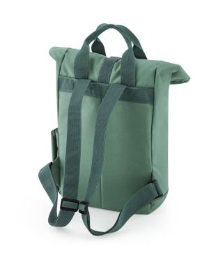 Recyklovaný ruksak Mini Twin Handle Roll-Top, 504 Sage Green (2)