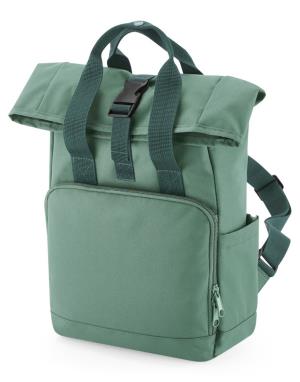 Recyklovaný ruksak Mini Twin Handle Roll-Top, 504 Sage Green (3)