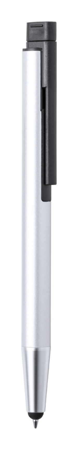 Usb guličkové pero Xaba 16 GB, strieborná (3)