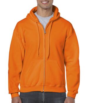 Mikina s kapucňou na zips, 405 Safety Orange