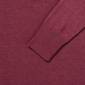 Dámsky sveter s výstrihom do V, 431 Cranberry Marl (6)