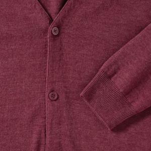 Pánsky sveter s V-výstrihom, 431 Cranberry Marl (6)