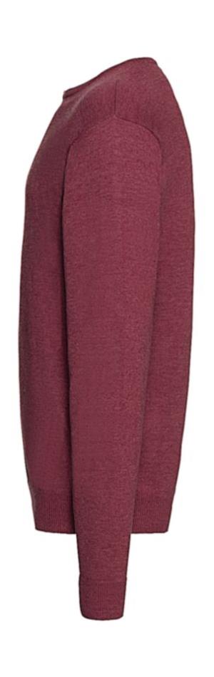 Pánsky pulover s okrúhlym výstrihom Kerplo, 431 Cranberry Marl (2)
