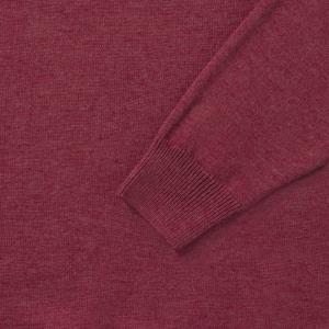 Pánsky pulover s okrúhlym výstrihom Kerplo, 431 Cranberry Marl (6)