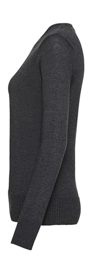 Dámsky pulover s okrúhlym výstrihom Lenfro, 116 Charcoal Marl (2)