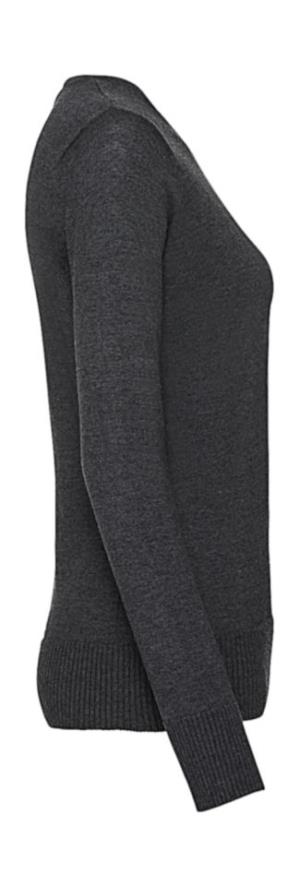 Dámsky pulover s okrúhlym výstrihom Lenfro, 116 Charcoal Marl (4)