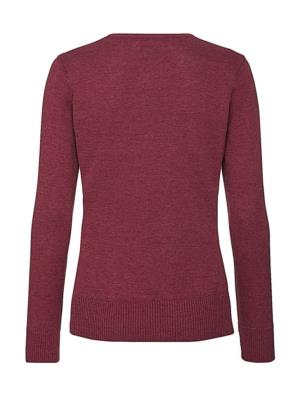 Dámsky pulover s okrúhlym výstrihom Lenfro, 431 Cranberry Marl (3)
