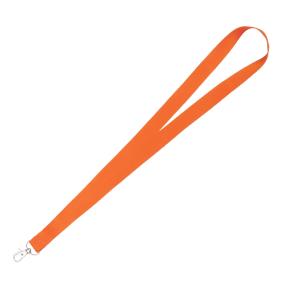 Šnúrka na krk s karabínkou Neck, oranžová
