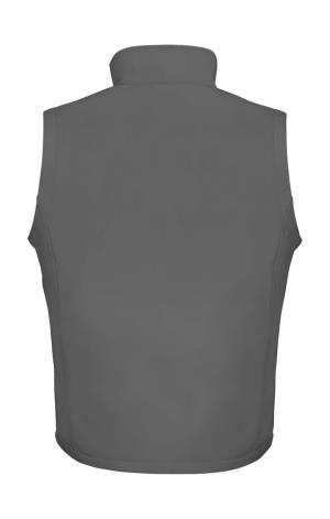 Potlačiteľná Softshellová vesta, 188 Charcoal/Black (2)