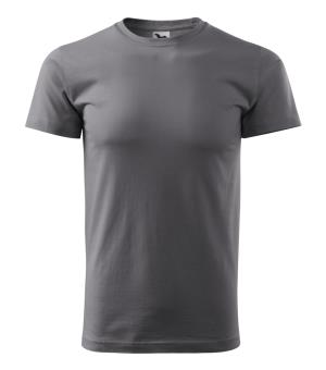Pánske tričko Basic 129, 36 Oceľovo Sivá (2)
