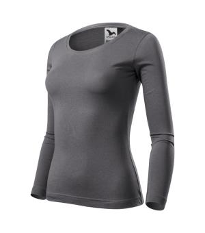 Dámske tričko dlhý rukáv Fit-T LS 169, 36 Oceľovo Sivá