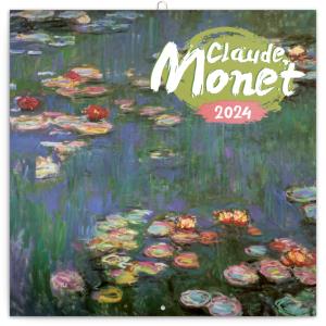 Poznámkový kalendár Claude Monet 2024 PG (VE)