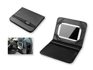 Carlet organizér do auta s držiakom tabletu a elastickým pásom, čierna (3)