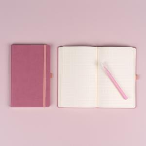 Notes Ružový, bodkovaný, 13 × 21 cm (8)