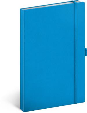 Notes Modrý, linajkovaný, 13 × 21 cm, modrá