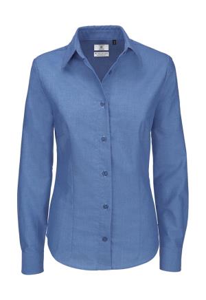 Dámska košeľa Oxford s dlhými rukávmi - SWO03, 203 Blue Chip