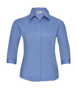 Košeľa Poplin s 3/4 rukávmi , 233 Corporate Blue