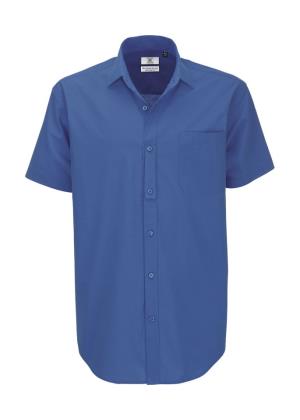 Pánska košeľa Heritage SSL/men Poplin Shirt, 203 Blue Chip