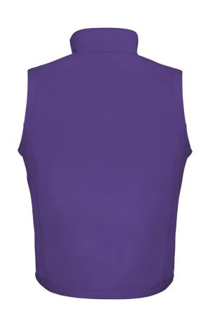 Potlačiteľná Softshellová vesta, 371 Purple/Black (2)