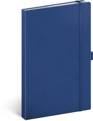 Notes Tmavomodrý, linajkovaný, 13 × 21 cm, modrá