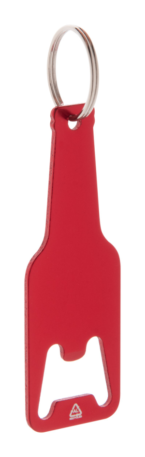 Prívesok na kľúče s otváračom na fľaše Kaipi, Červená