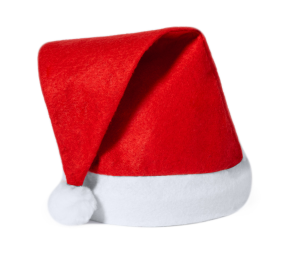 Čiapka Santa Clause pre deti Flip, Červená