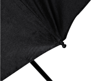 RPET dáždnik Barbra, čierna (7)