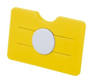 Obal na kreditné karty Tisson, žltá