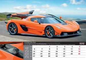 Nástenný kalendár Fast cars 2024 (2)